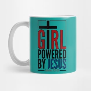 Girl Powered by Jesus Mug